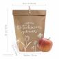 Preview: Schöne vom Osterhasen gebracht Geschenktüten aus Kraftpapier mit Klammern von Eine der Guten online kaufen